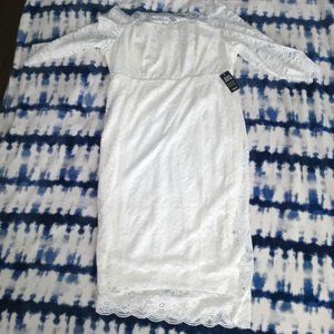 TORRID: White Lace, Wedding Style Dress.